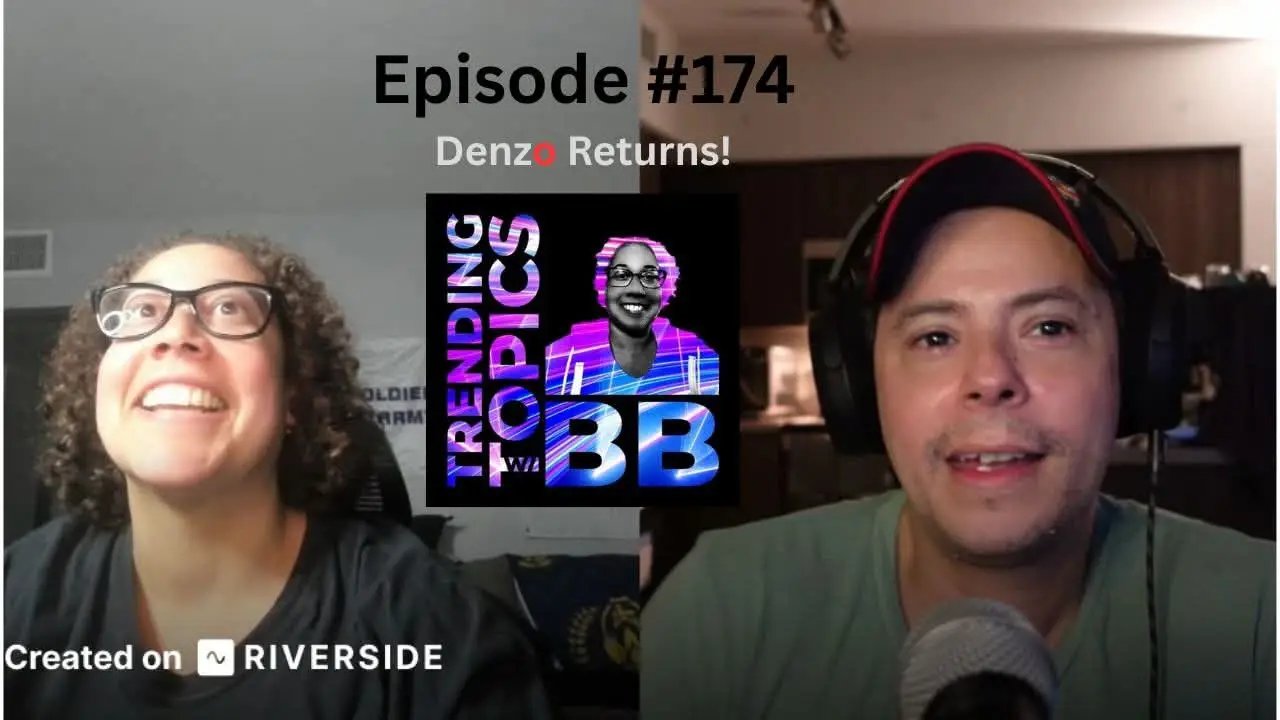 🚨NEW EPISODE of #trendingtopicswithbbpodcast ALERT 🚨Episode #174-Denzo Returns!  🔗👇 https://www.bbmediaindustries.com/trending-topics-with-bb-174-denzo-returns/  Or wherever you get your #podcasts!  #podcast #podcastmedia #ttwithbb #mediacompany #adverisingcompany #publicrelationscompany 