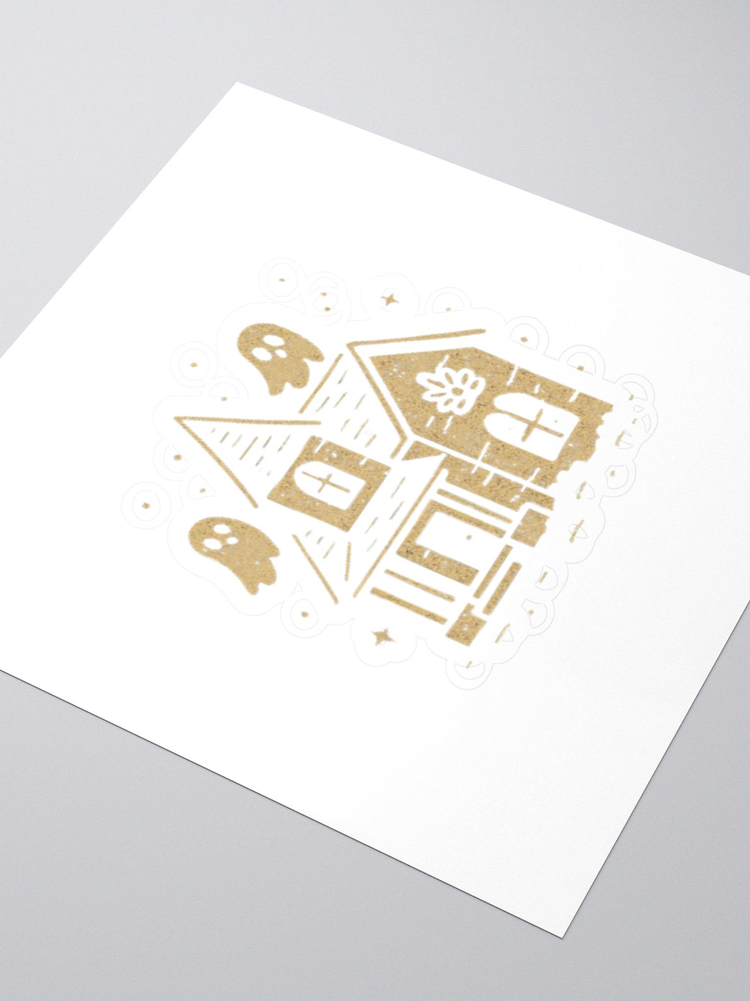 Haunted Cottage Kiss-Cut Sticker product image (3)