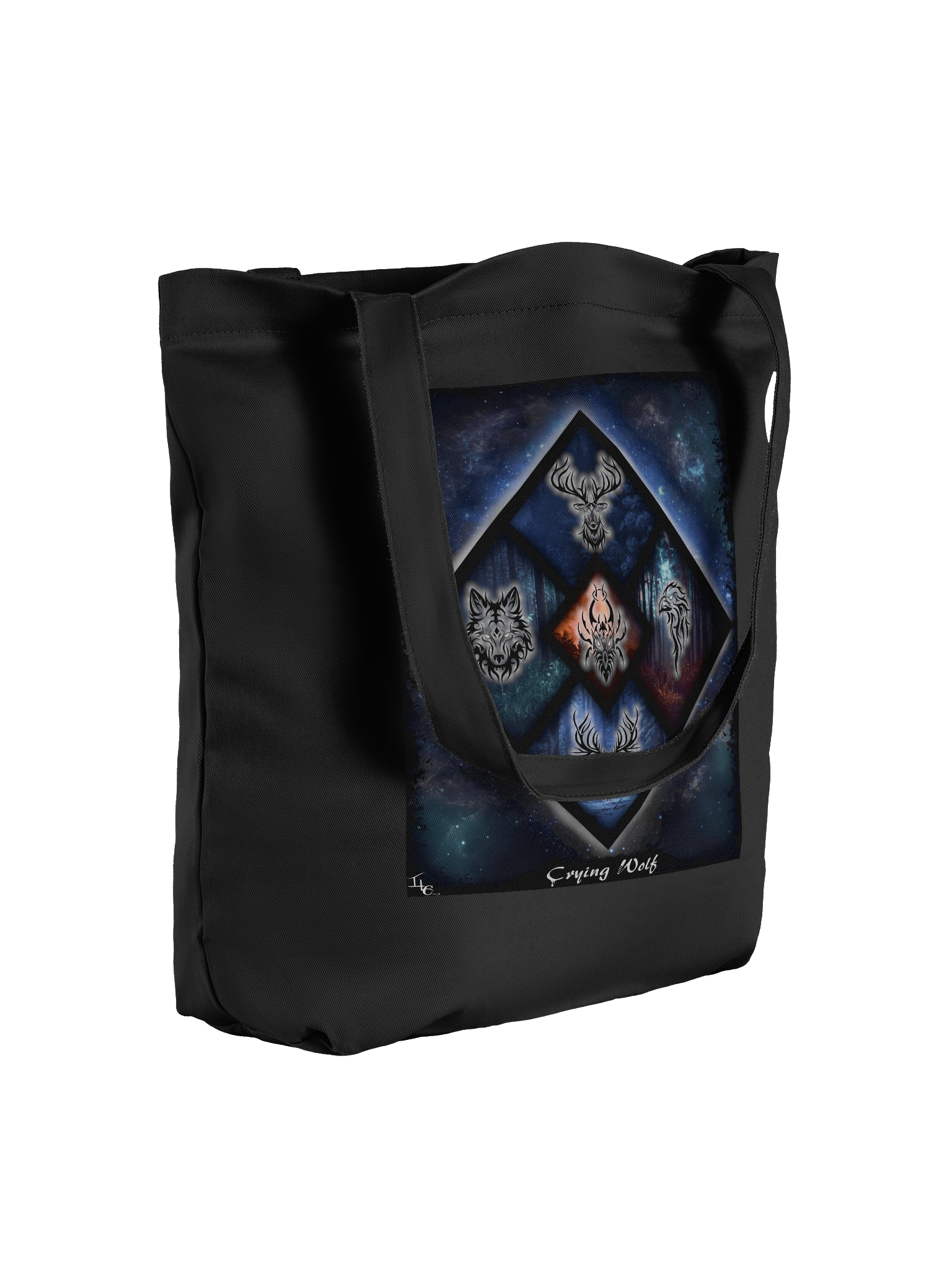 Crying Wolf Galaxy Tote Bag product image (4)