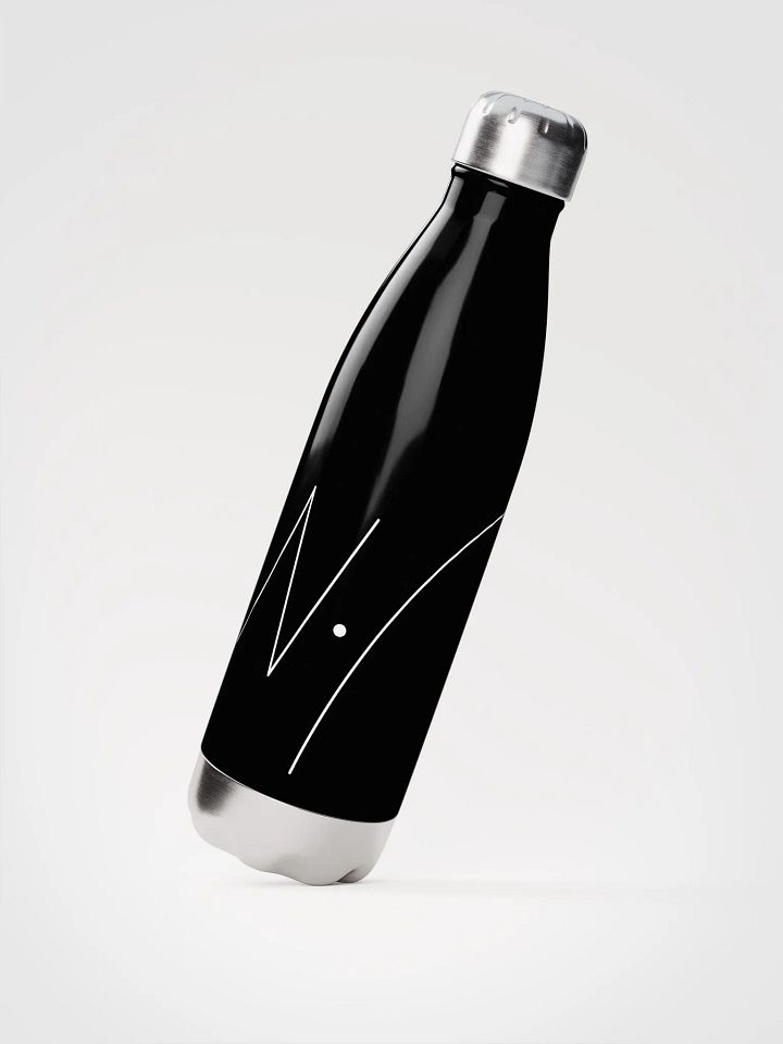 NH Logo Monochrome Stainless Steel Water Bottle product image (2)