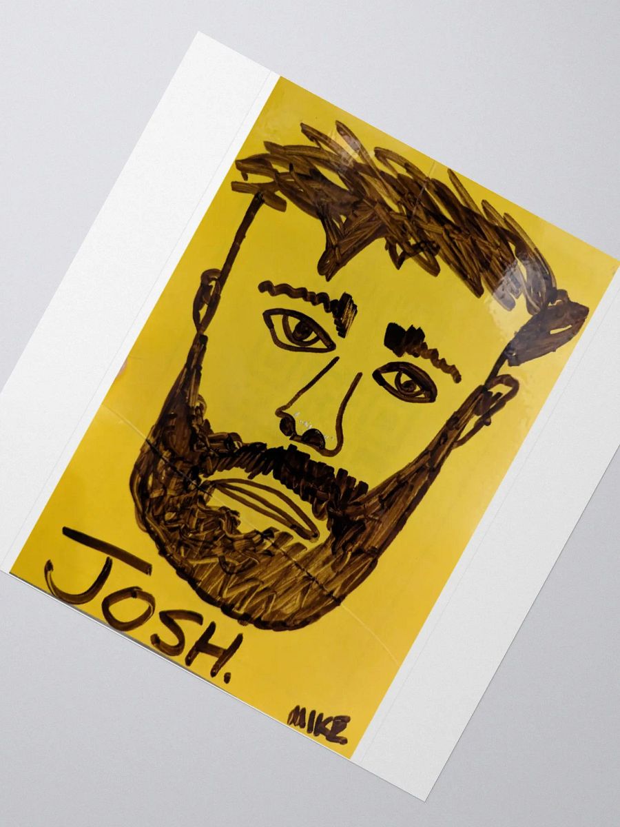 Josh Portrait Sticker product image (2)