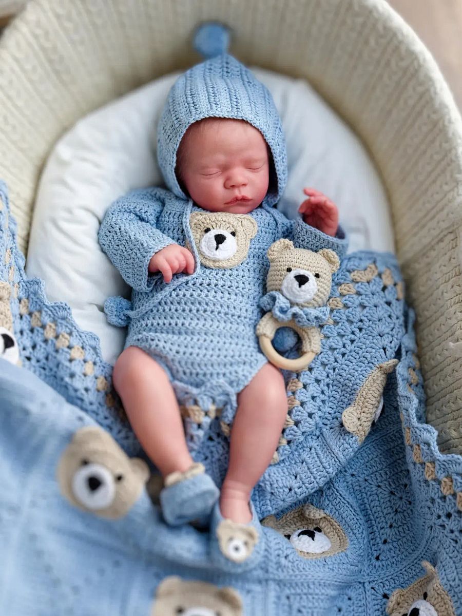 Crochet Pattern: Teddy Bear Baby Rattle product image (7)