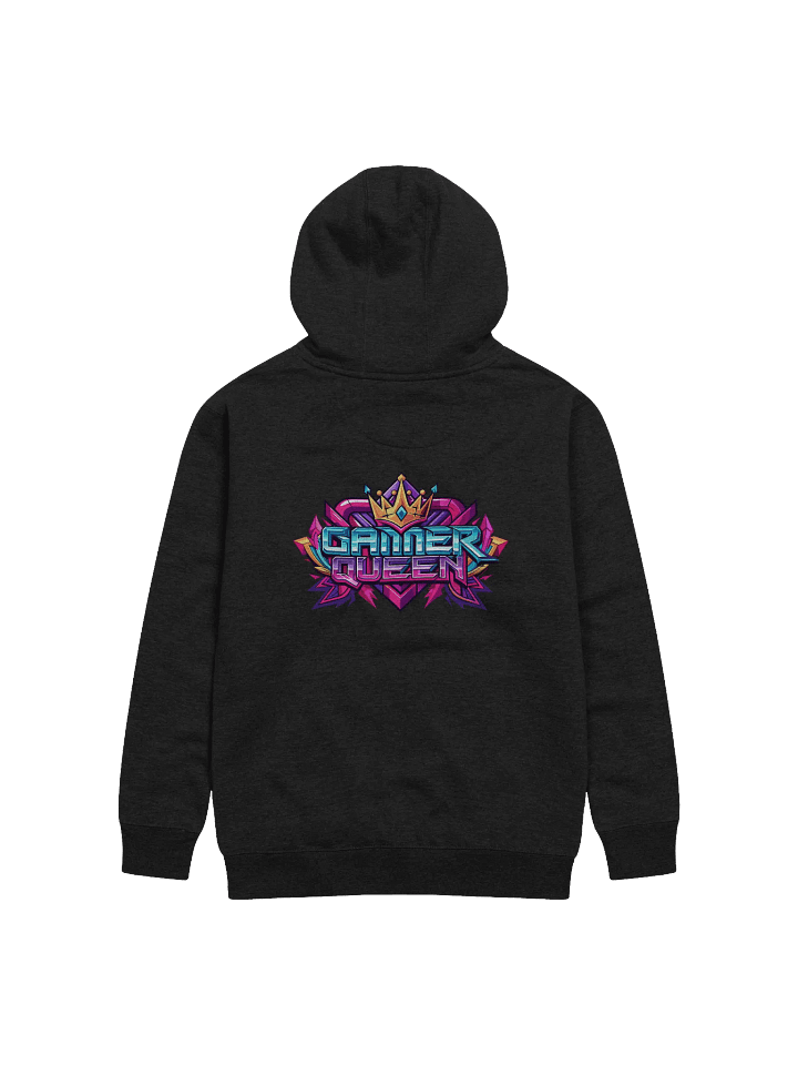 Gamer Queen Back Printed Hoodie product image (2)