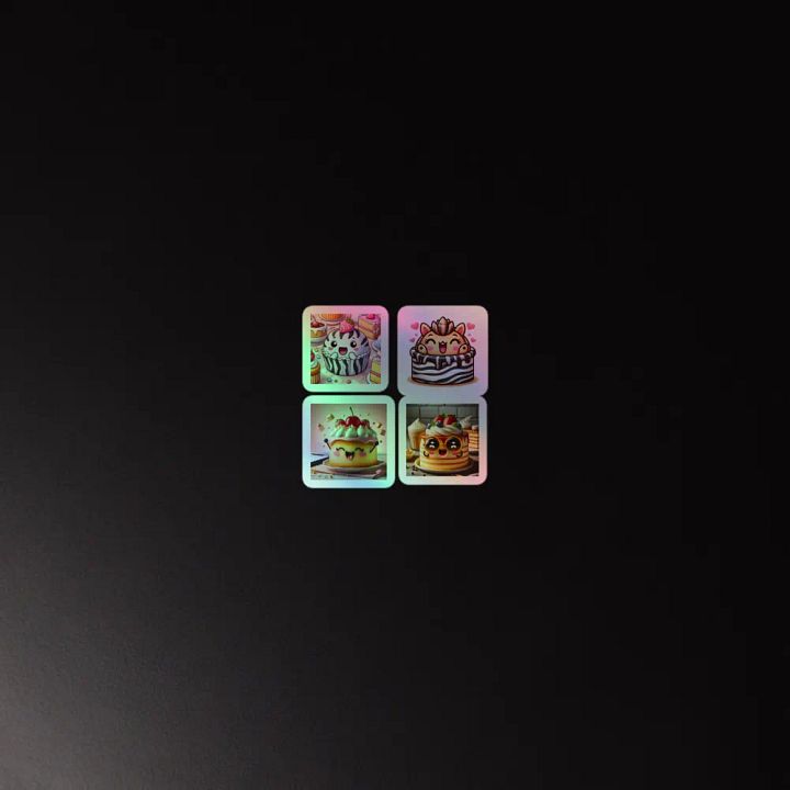 Kawaii Cake Emotions Sticker Set product image (4)