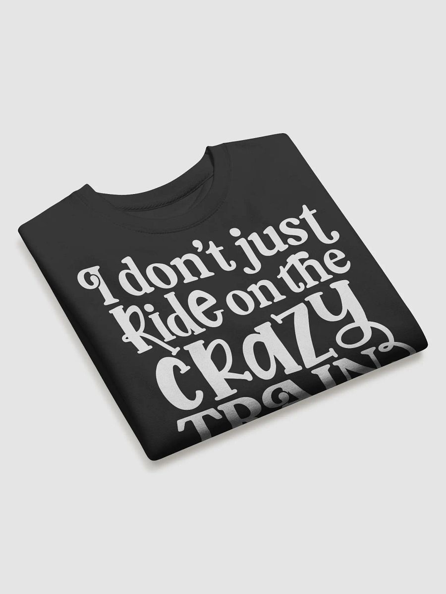 I Don't Just Ride On The Crazy Train Hoodie product image (3)