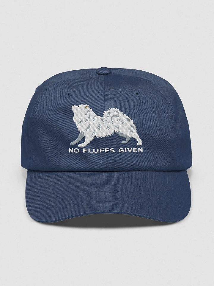 No Fluffs Given Classic Dad Hat(Embroidered) of a Samoyed product image (33)