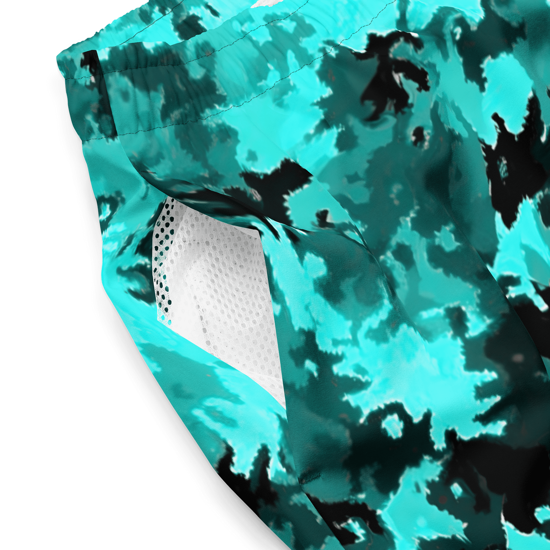 Oceanic Teal Swim Trunks product image (3)