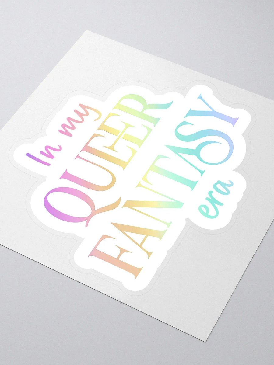 Queer Fantasy Era White Sticker product image (5)