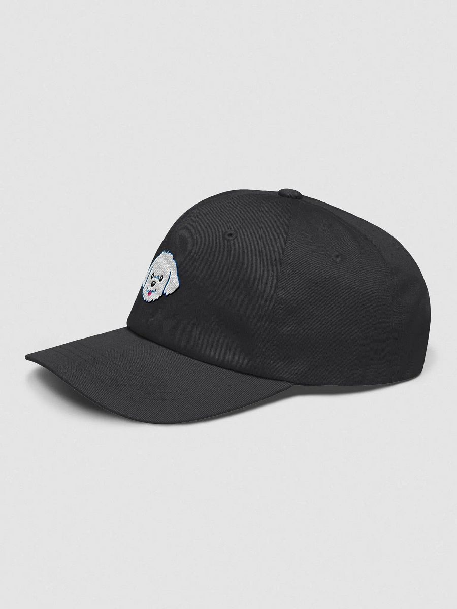 Fluffy Maltese Dog Illustration Dad Hat product image (16)