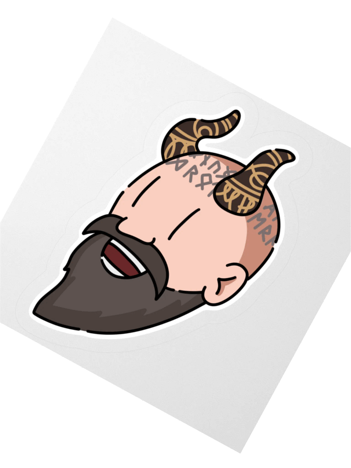 God of War - Mimir Sticker product image (2)