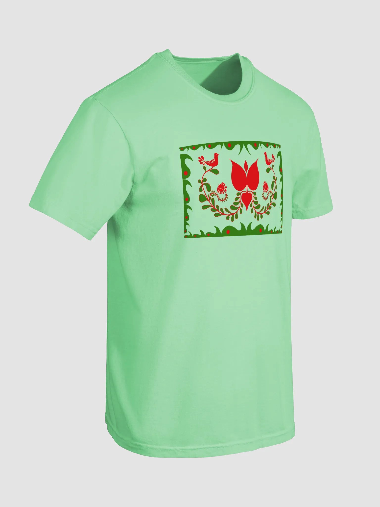Hungarian Traditional Floral Motif T-Shirt product image (7)