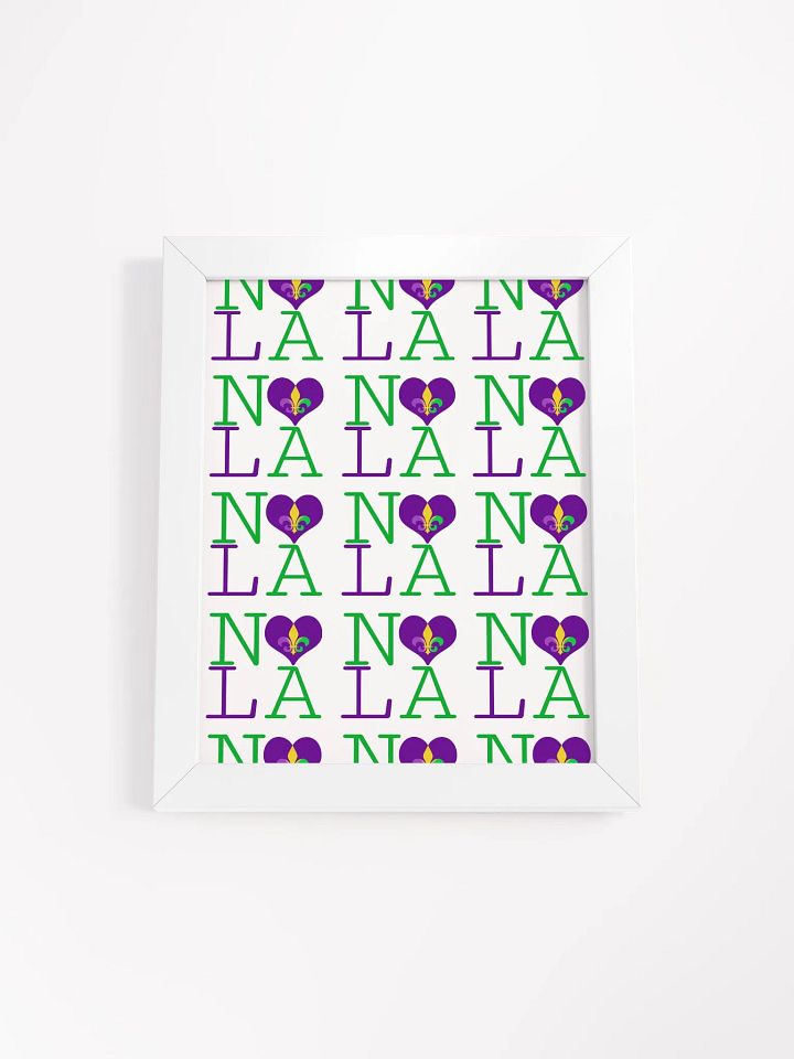 I LOVE NOLA **LEGACY POSTER** (MARDI GRAS INFINITY WALL) product image (4)
