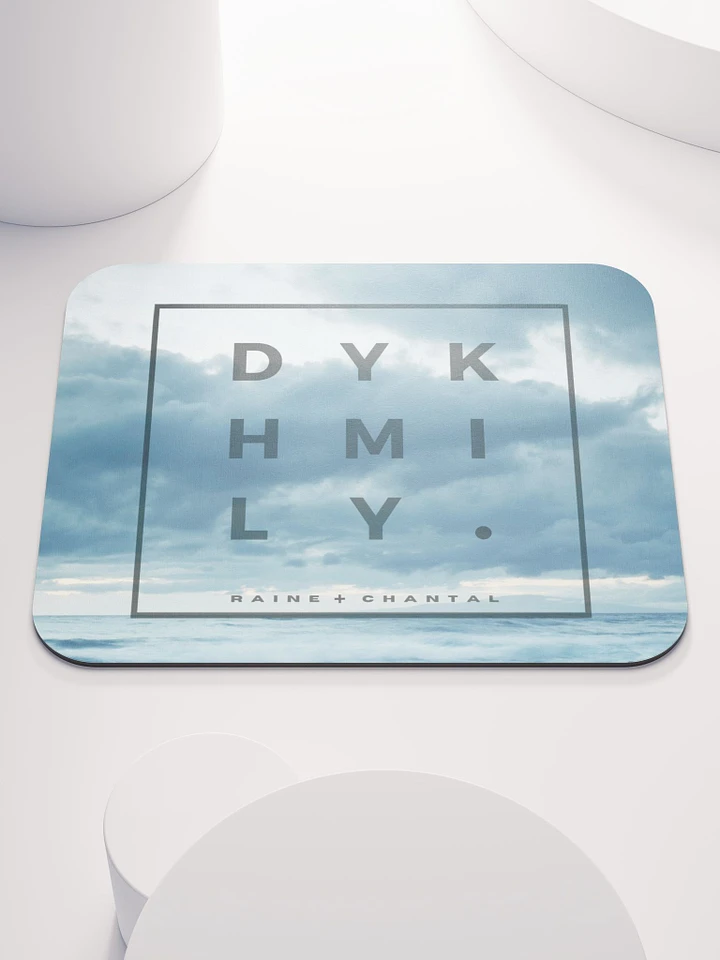 DYKHMILY Square Blue Mouse Pad product image (1)