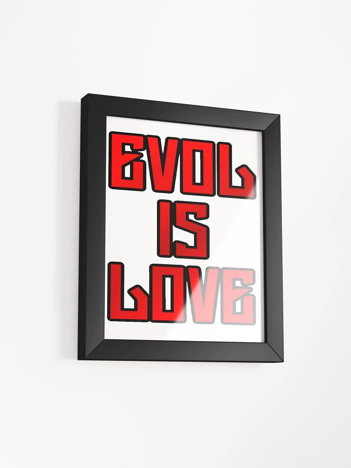 Evol Is Love Wall Art product image (19)