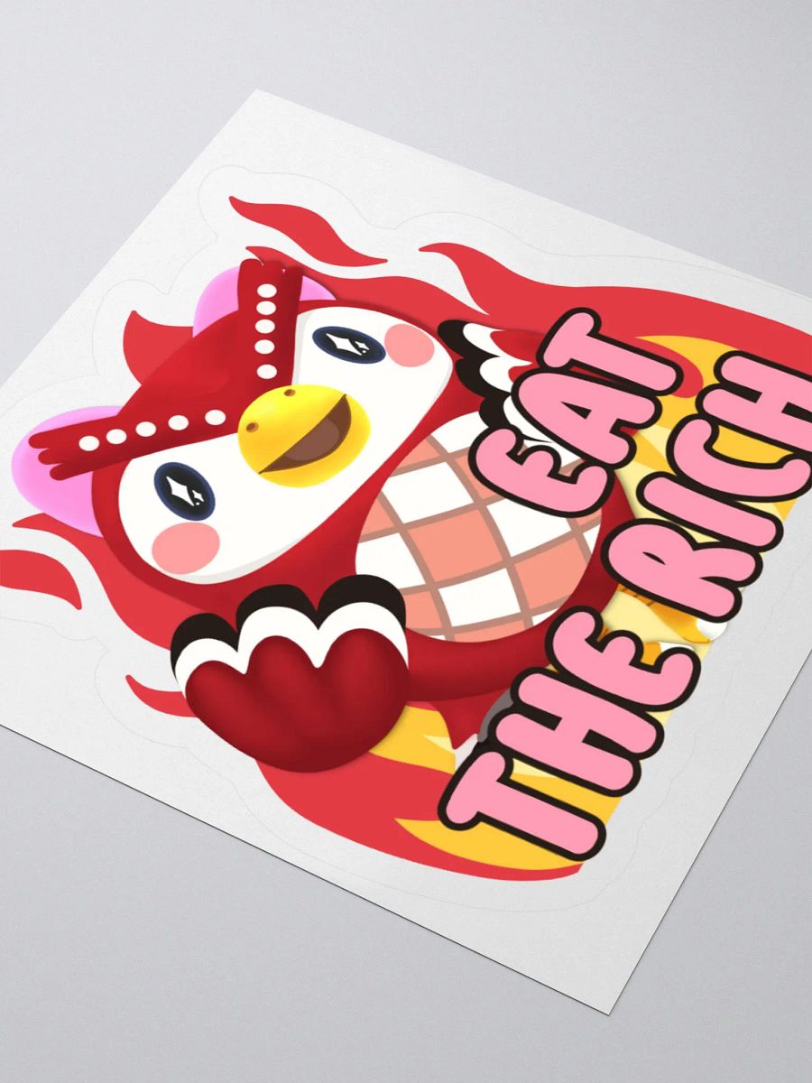 Celeste Says Eat the Rich Sticker product image (3)