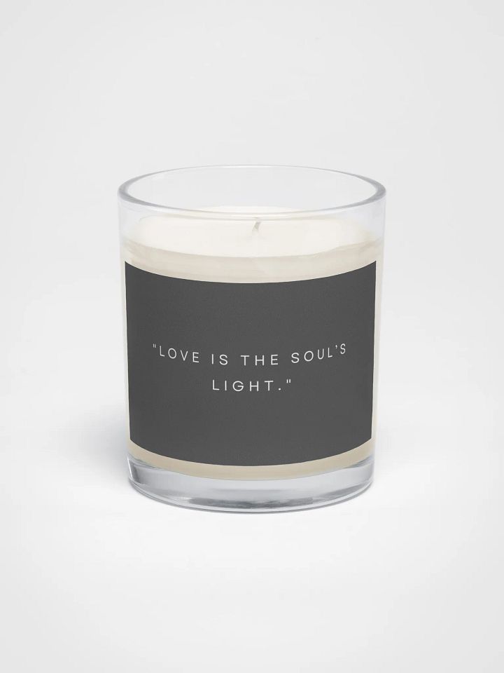 Love Is The Soul's Light. Soy Wax Candle product image (1)