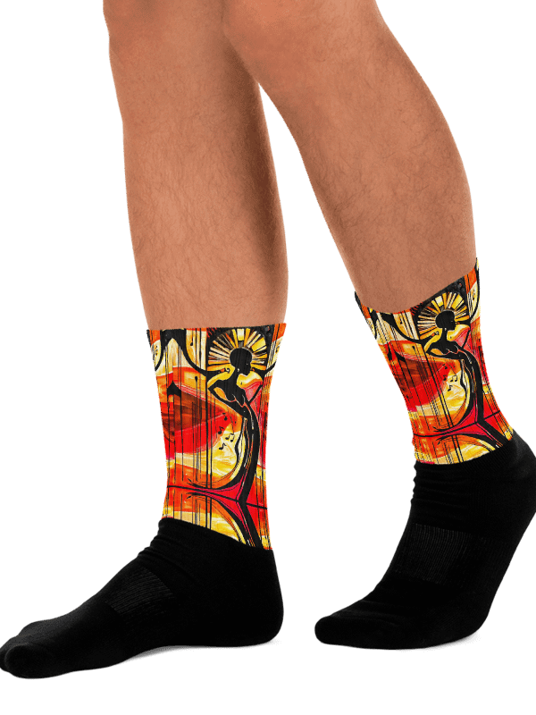 "Killing Me Softly" Painted Socks product image (1)