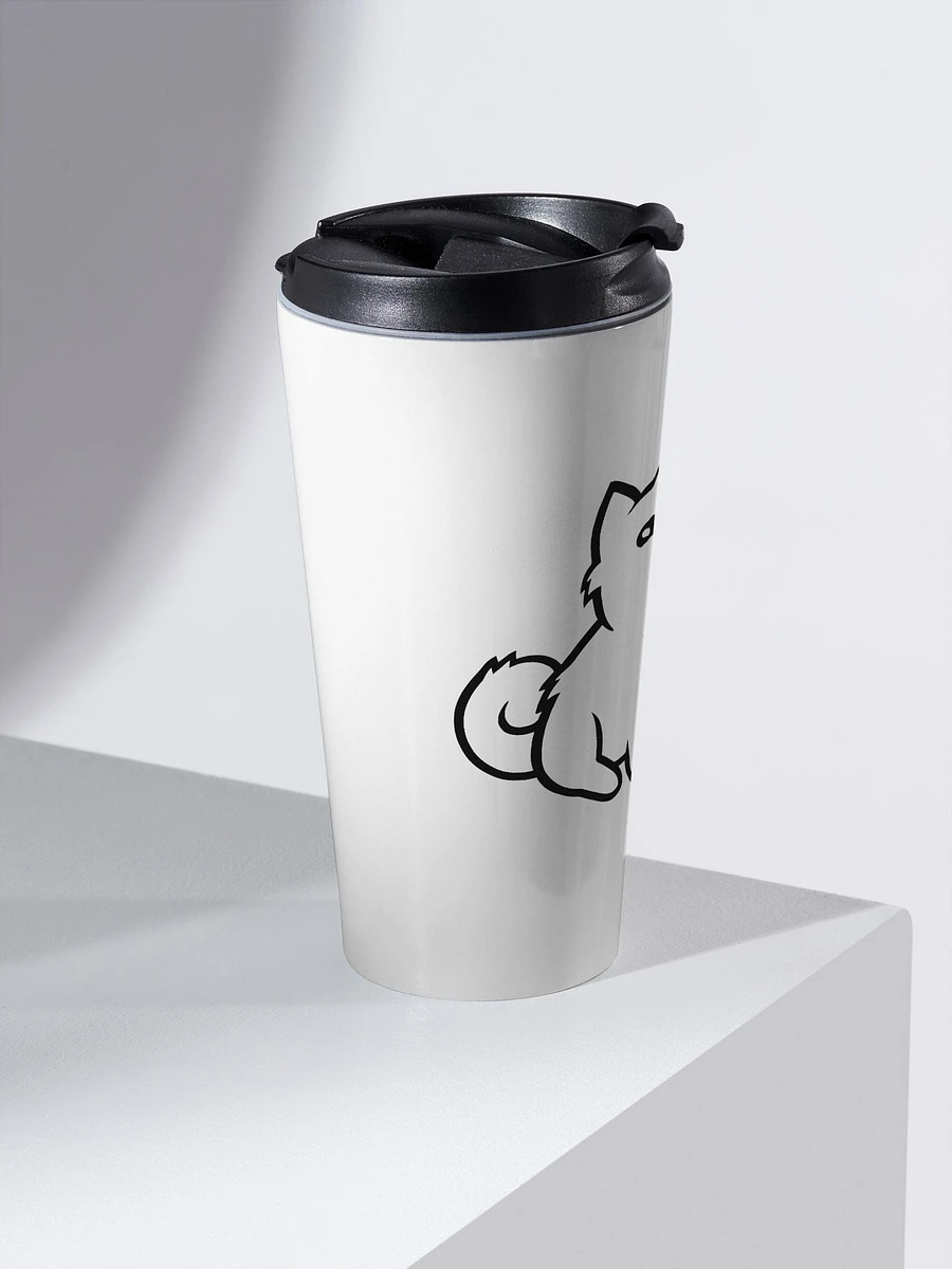 Black Yoshi Outline Stainless Steel Travel Mug product image (2)