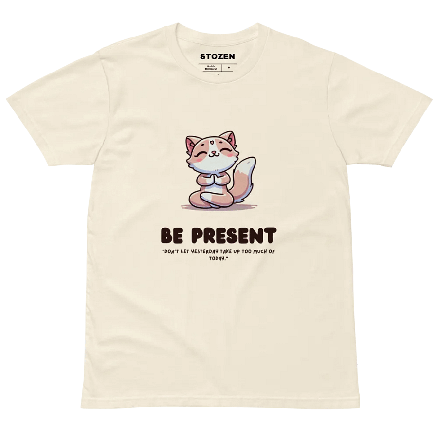 Zen Cat Reflection Premium T-Shirt product image (3)