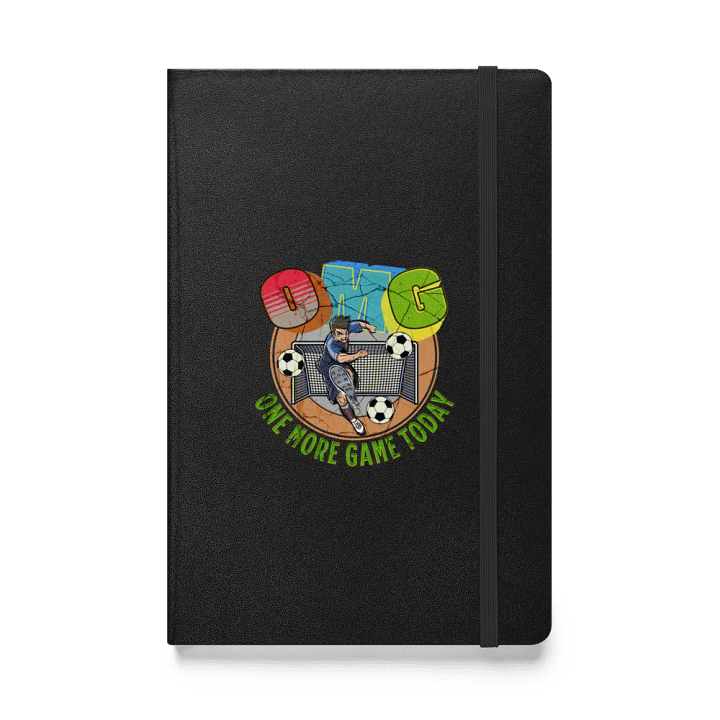 OMG One More Game Today Soccer Hardcover Notebook product image (1)