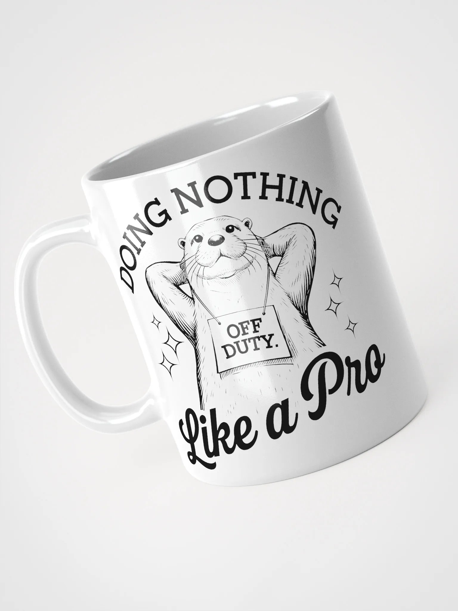 Otter Doing Nothing Like A Pro Mug product image (9)