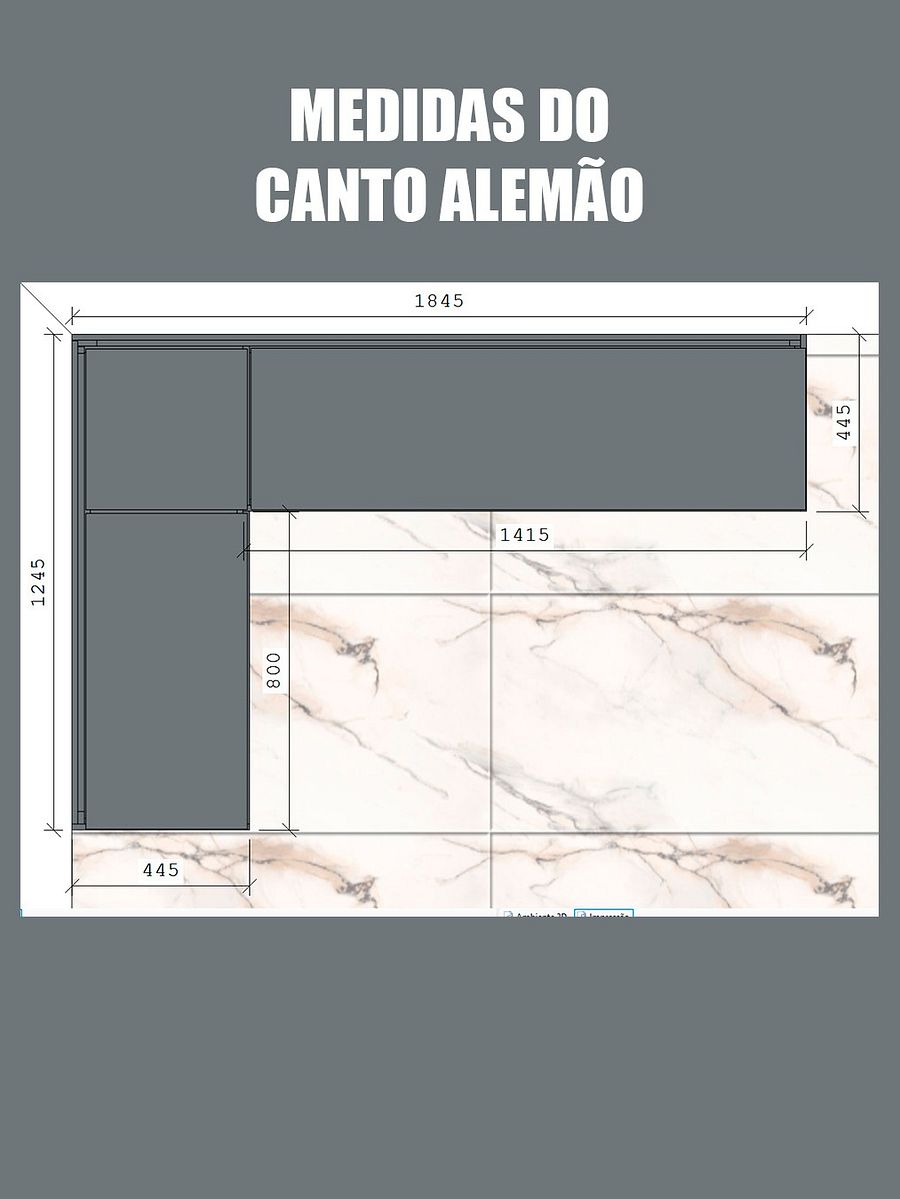 Projeto Canto Alemão Com Plano de Corte product image (5)