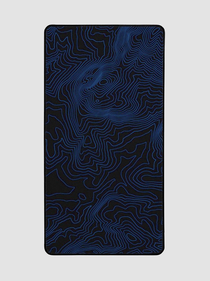 Black and Blue Topographic Mouse Pad product image (2)