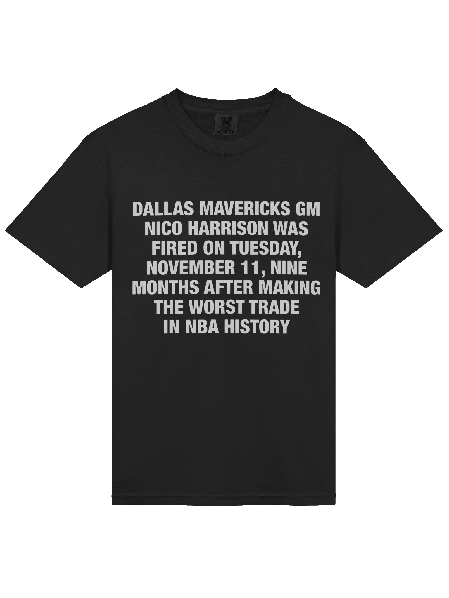 Dallas Mavericks GM Nico Harrison Shirt product image (2)