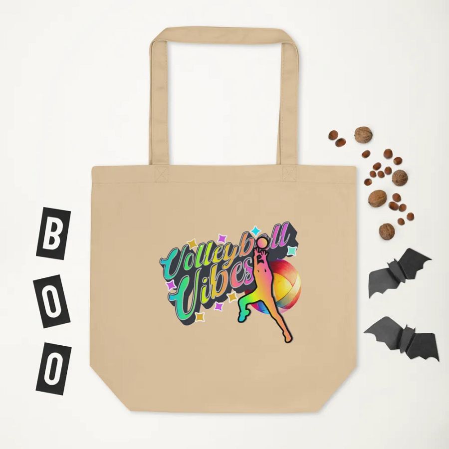 Volleyball Vibes Male Eco Tote product image (5)