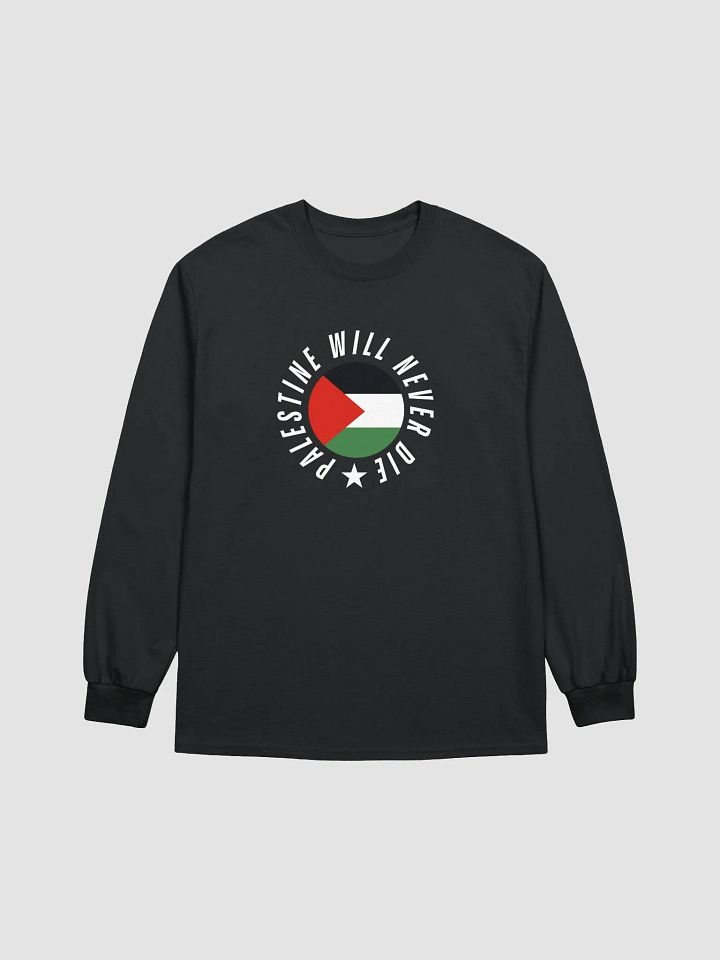 Classic Comfort: Gildan Ultra Cotton Long Sleeve T-Shirt | | palestine will never die product image (8)