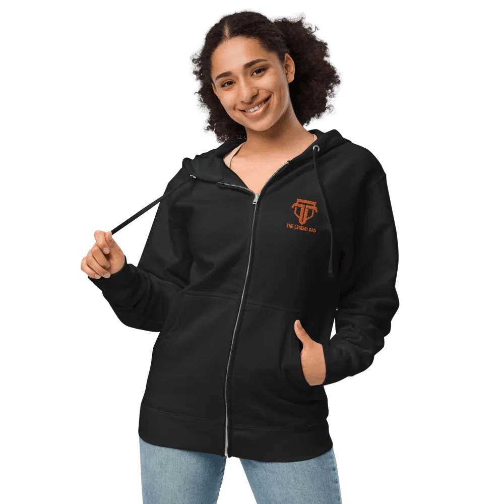 The Legend Dad Zipped Hoodie (unisex) product image (3)