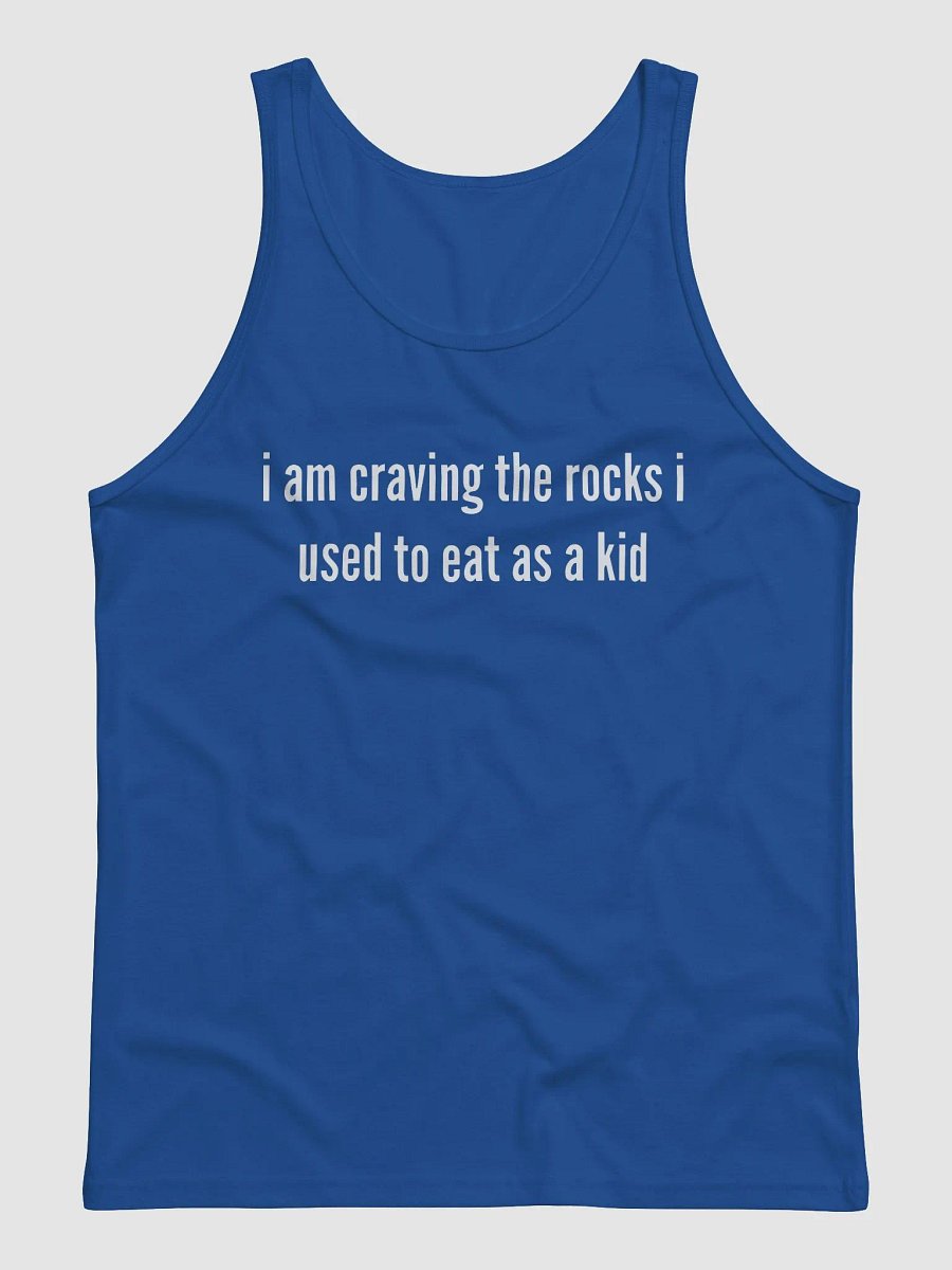 I am craving the rocks I used to eat jersey tank top product image (2)