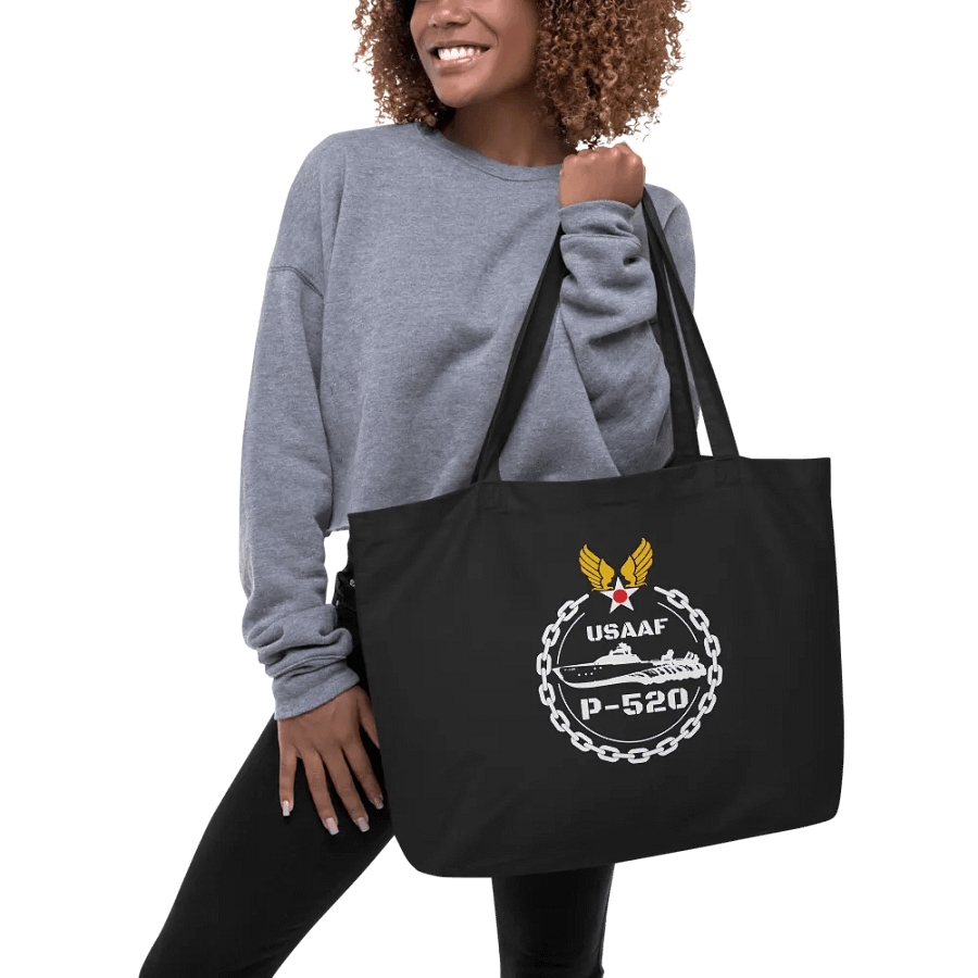 P-520 Crashboat Organic Cotton Twill Tote Bag product image (5)