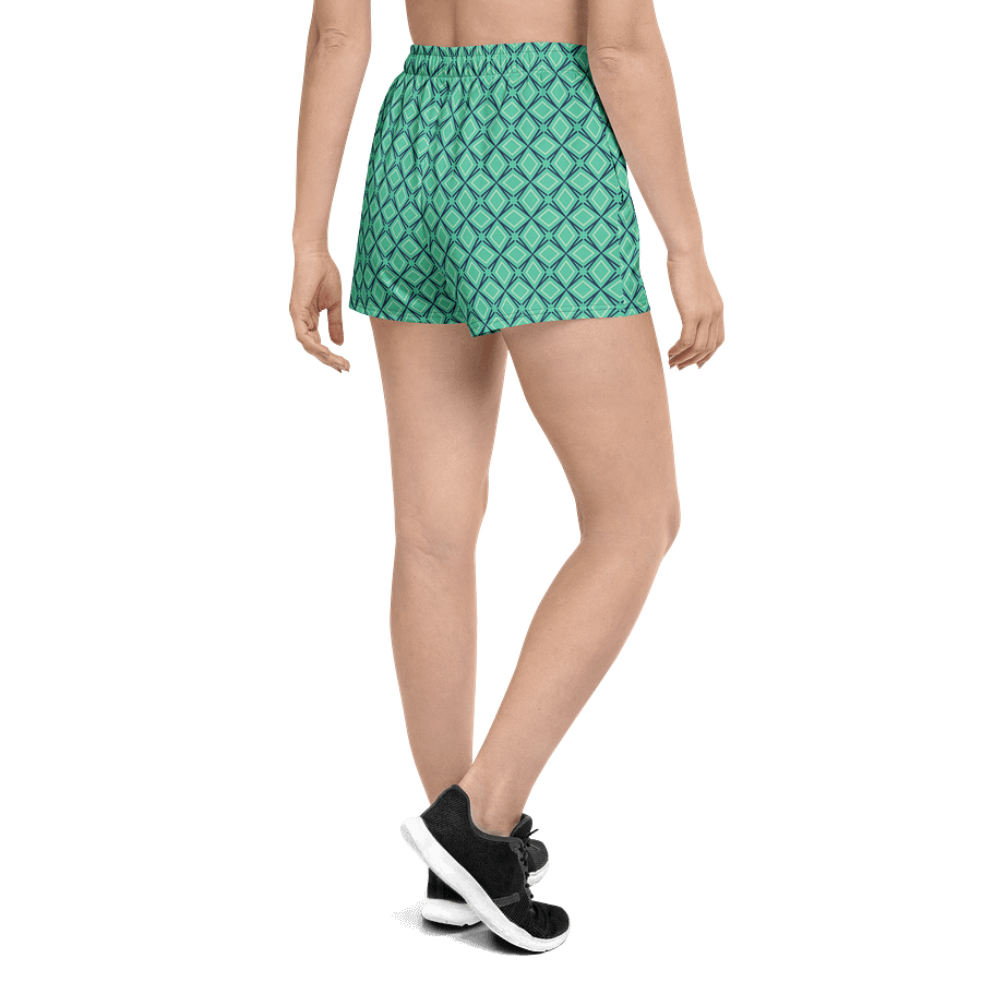 Geometric Illusion All Over Print Unisex Athletic Shorts product image (8)