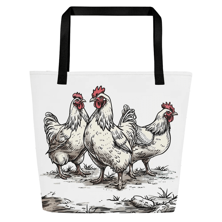 Retro Chicken Tote Bag product image (1)