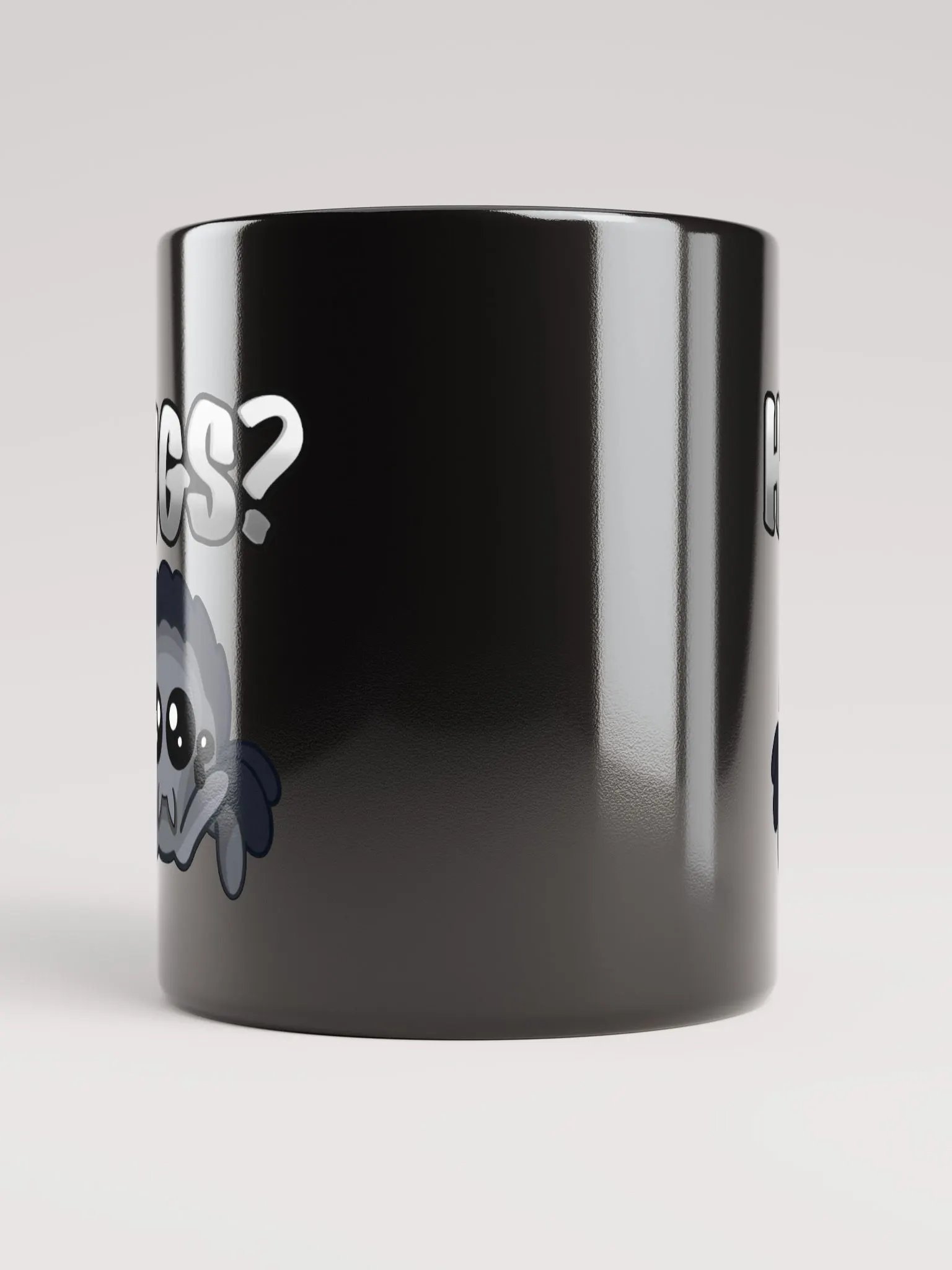 Hugs Black Glossy Mug product image (5)
