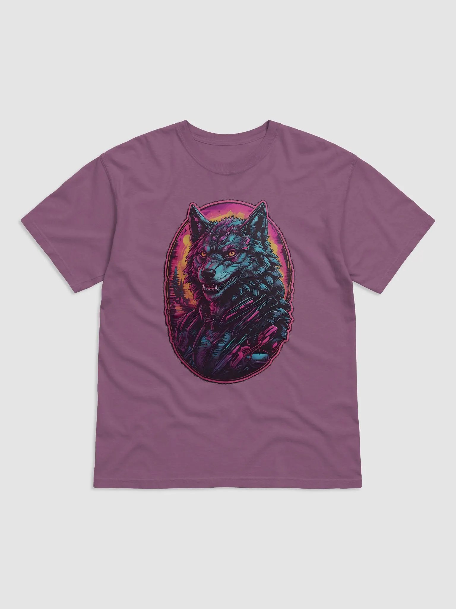Mystic Wolf Sunset T-Shirt product image (1)