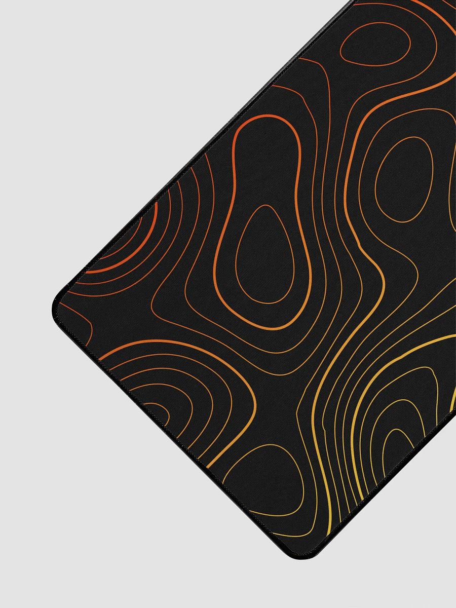 Solar Flare: TOPO LINES WITH GRADIENT POP DESK MOUSE MAT product image (3)