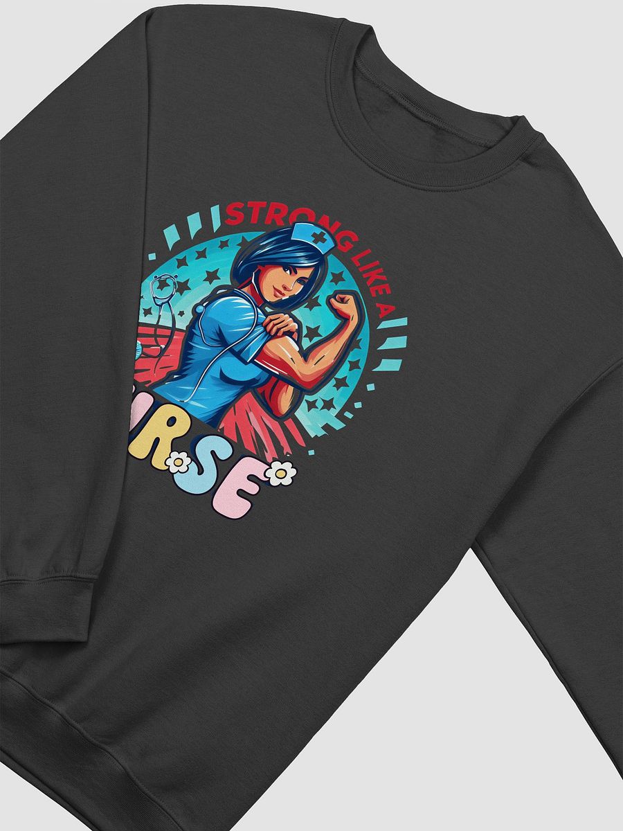 Strong Like a Nurse Crewneck Sweatshirt product image (28)