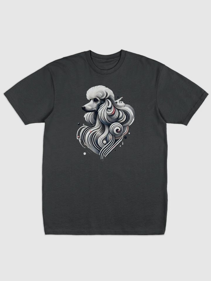 Elegant Poodle Abstract Art Unisex T-Shirt product image (1)