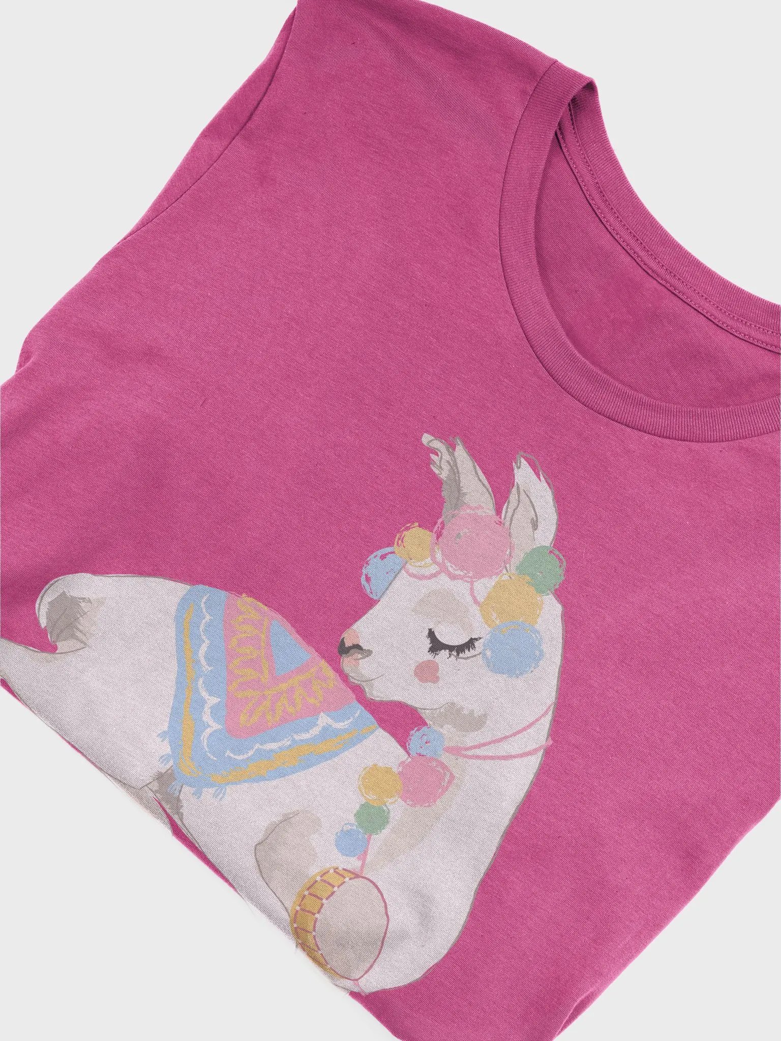 Cute Llama Bella Canvas T-Shirt product image (4)