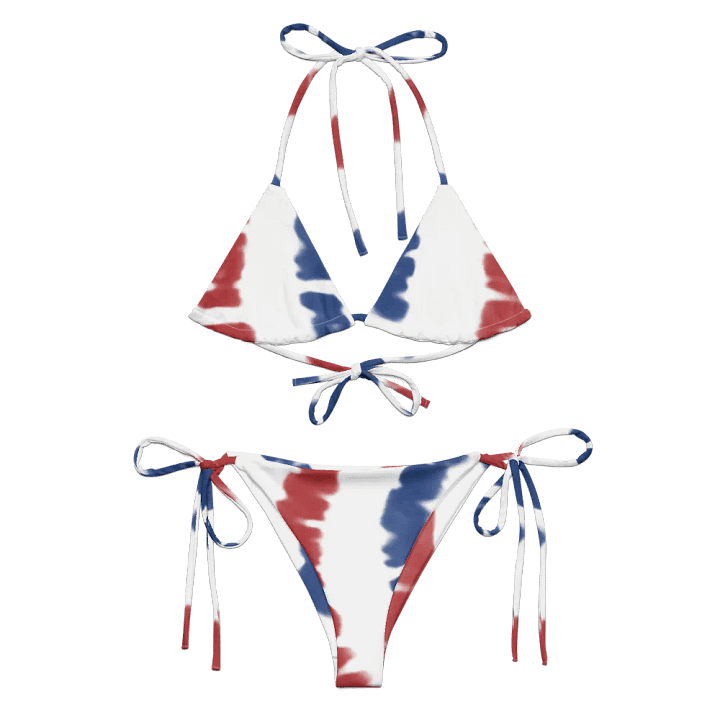 All-Over Print String Bikini - Stripes product image (2)
