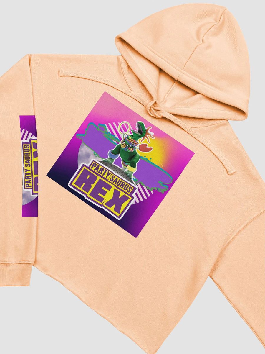 Partysaurus Rex Crop Top Hoodie product image (3)