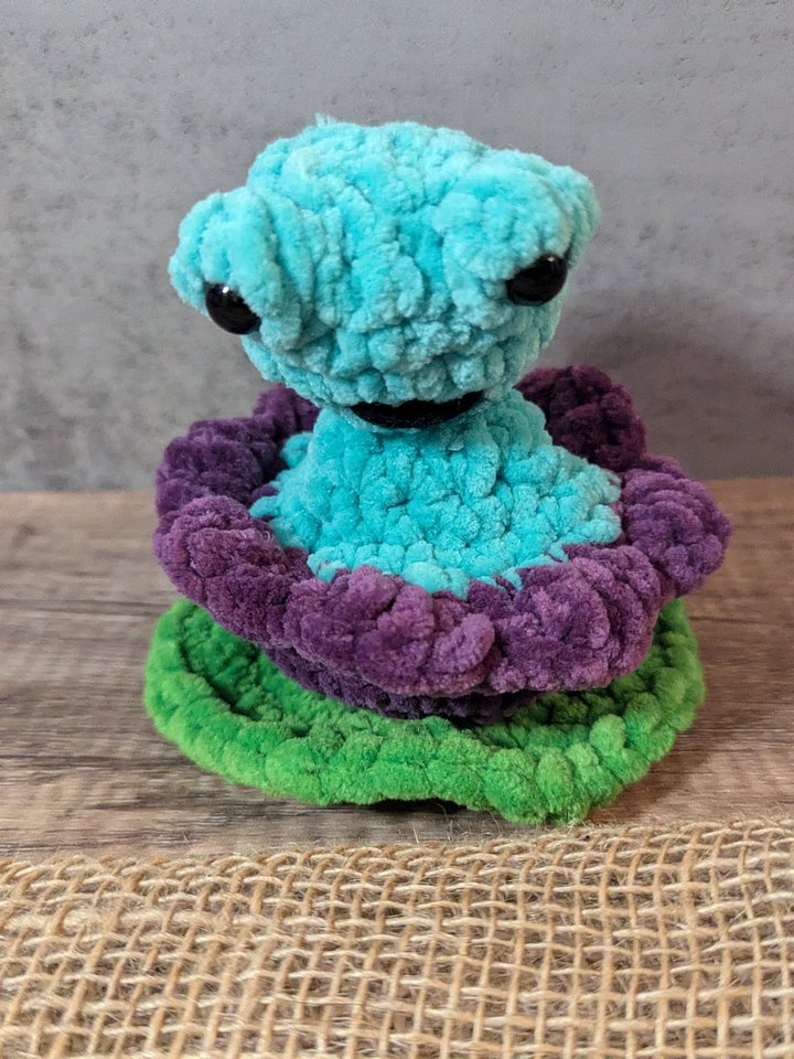 Lily Pop Frog - Dark Purple Flower product image (1)
