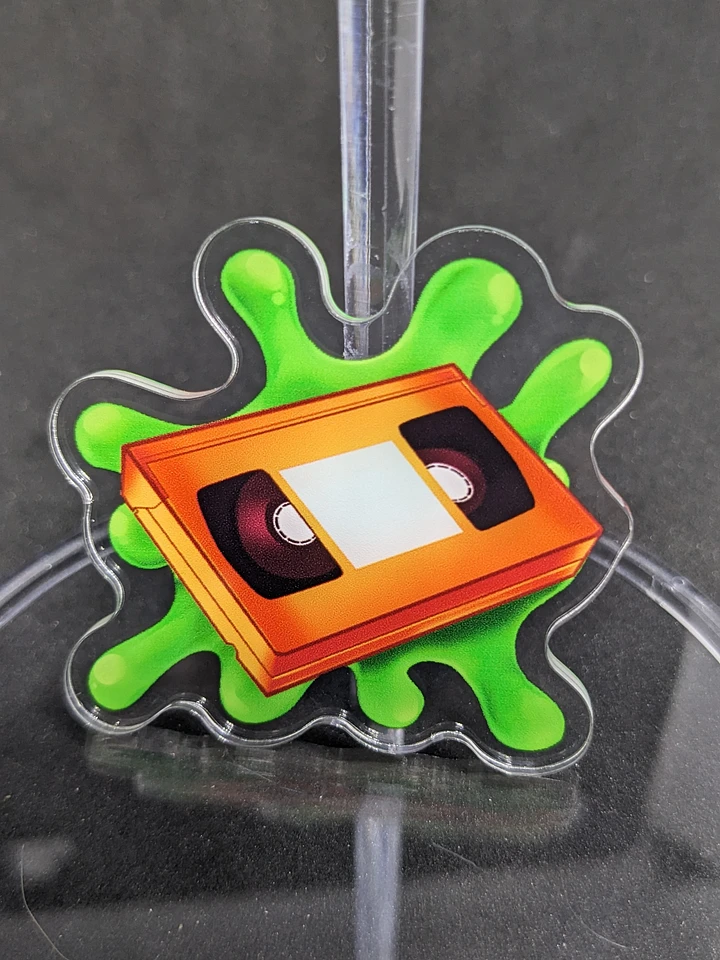 Orange & Slime VHS Pin product image (1)