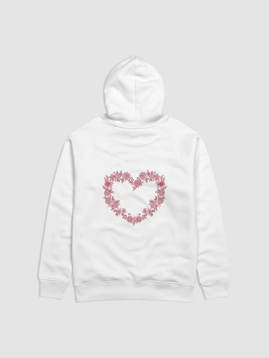 Red Floral Heart Eco Hoodie product image (9)