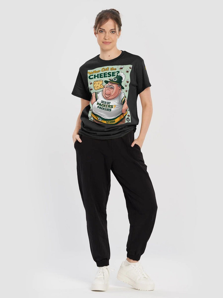 Who Cut the Cheese? T-Shirt | NFL Rivals Locker | Green Bay Packers | Trash Fanz product image (5)