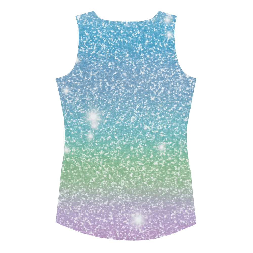 Glitter Unicorn Texture Design Tank Top (7) product image (2)