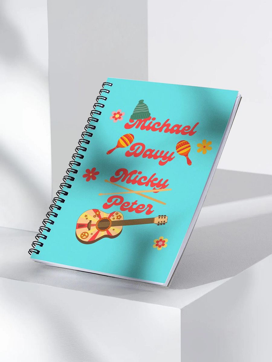 Groovy Names Blue Notebook product image (3)