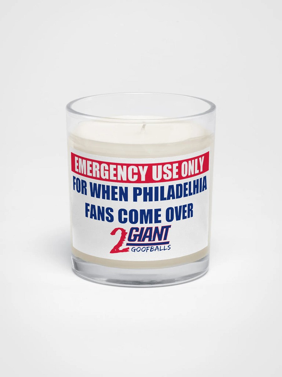 Emergency Candle - For When Philadelphia Fans Come Over product image (1)